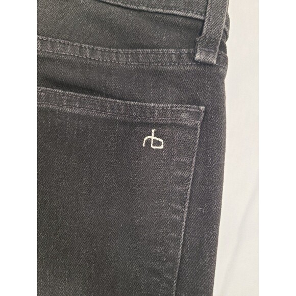 rag & bone New York Fit 1 Extra Slim Black Holes Distressed Jeans Men's Size 30 - Picture 8 of 8
